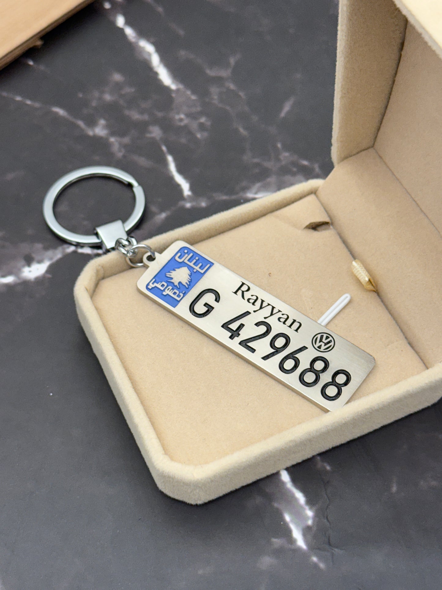 Custom License Plate Keychains