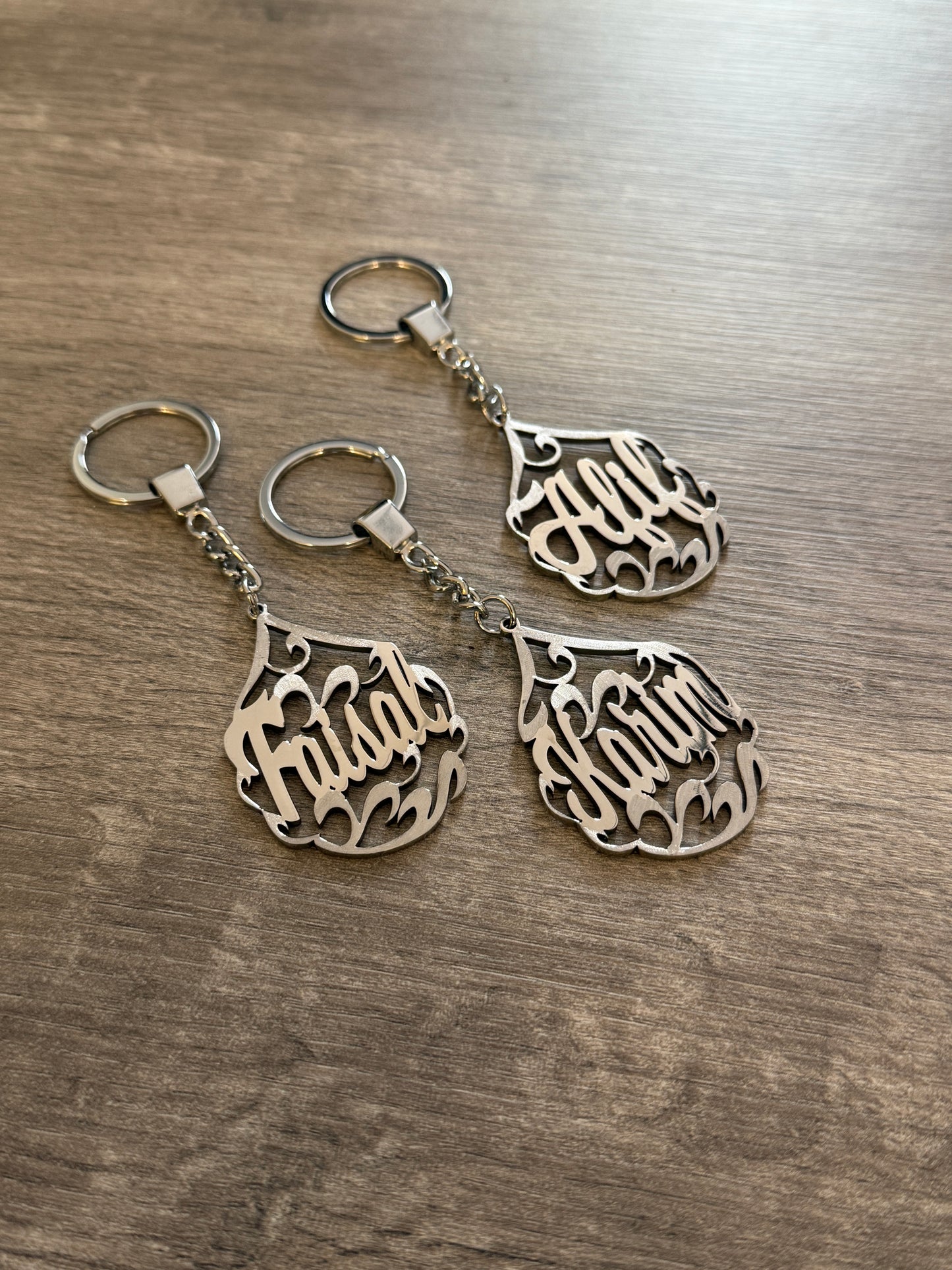 Custom Name Cutout Keychain