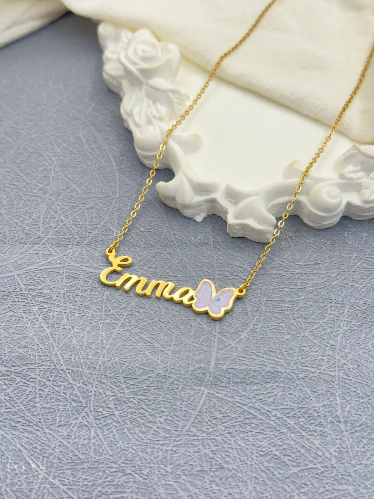 Personalized Charm Name Necklace