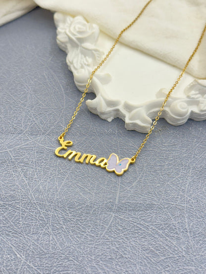 Personalized Charm Name Necklace