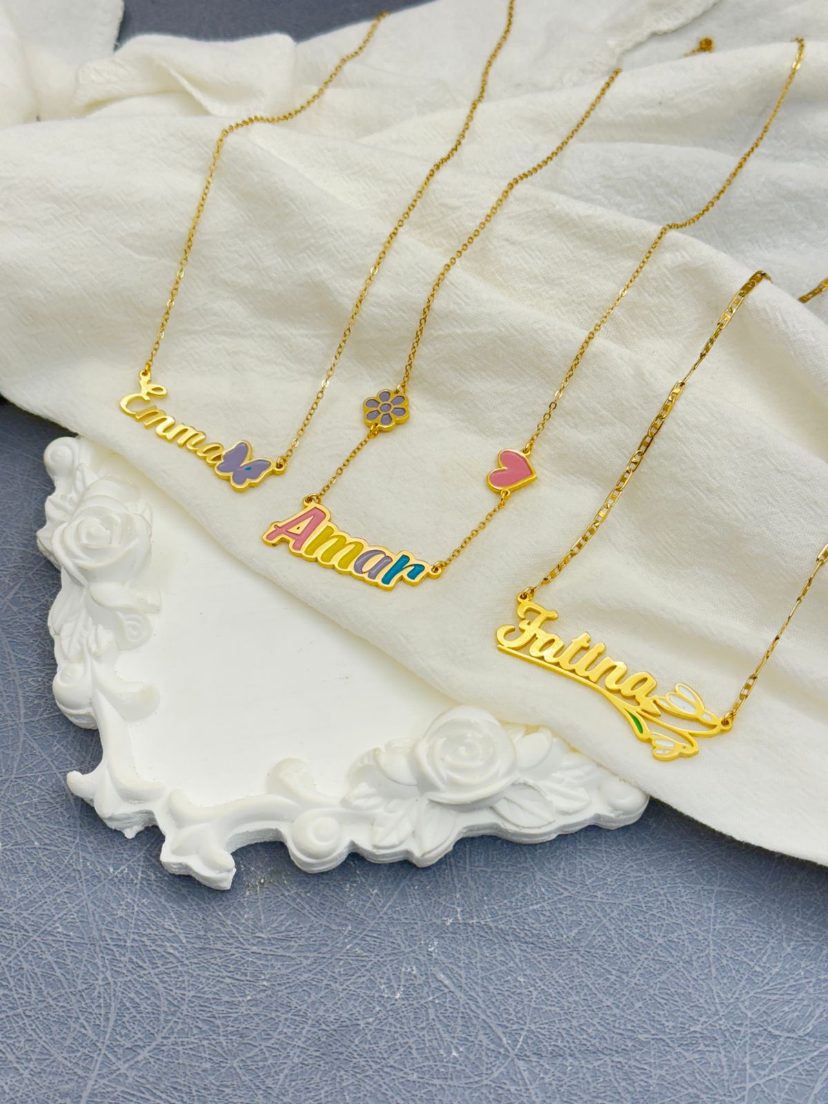 Personalized Charm Name Necklace