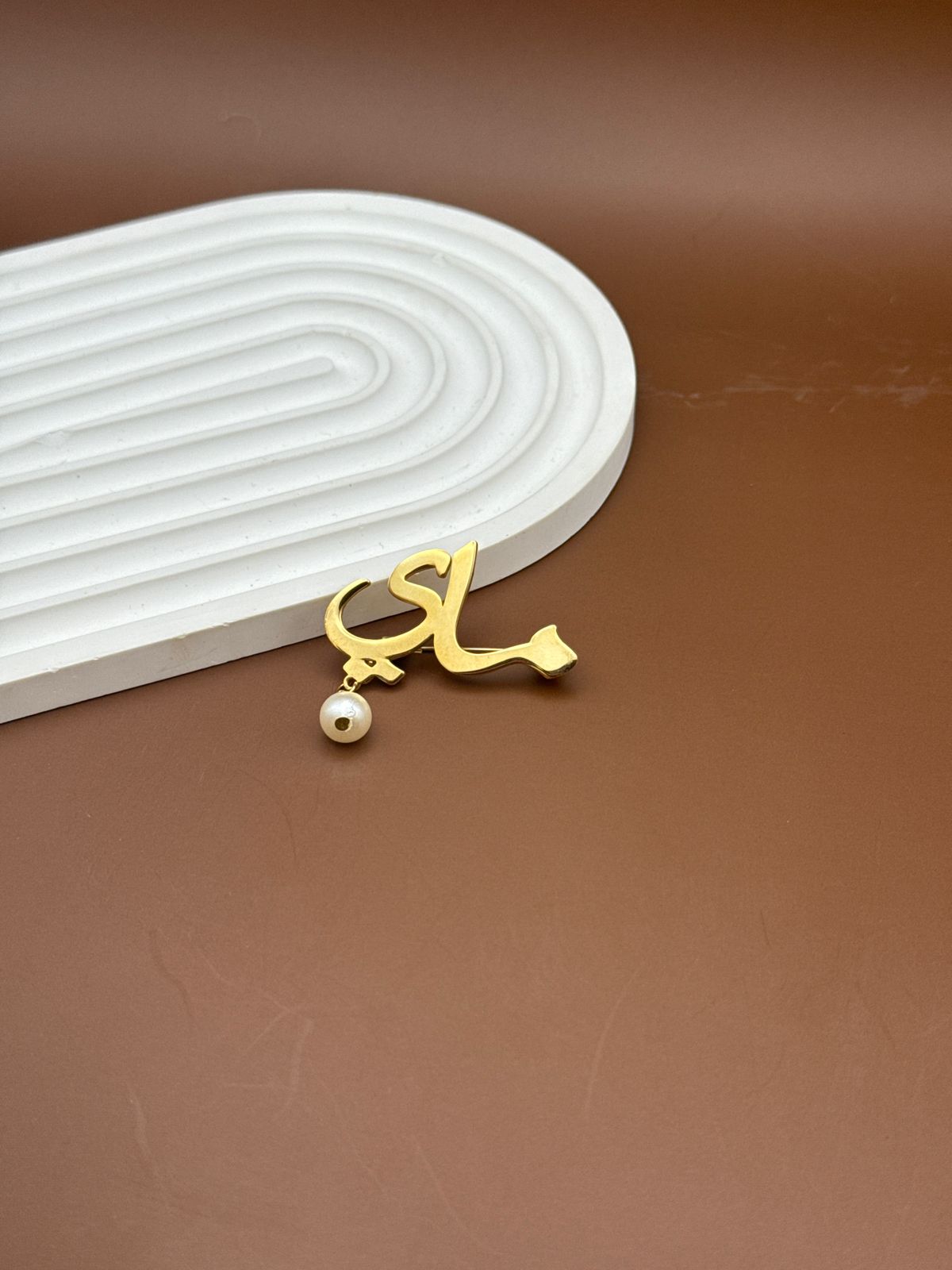 Personalized Calligraphy Brooch