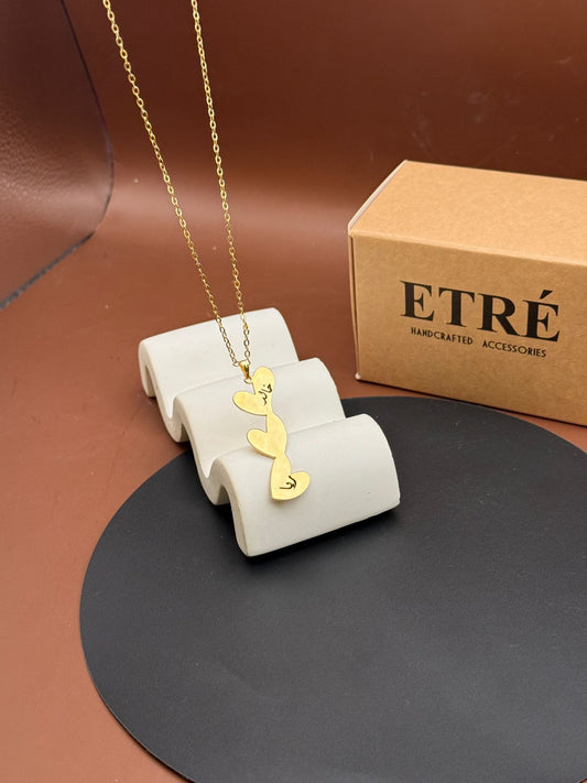 Engraved "Trio of Love" Family Pendant