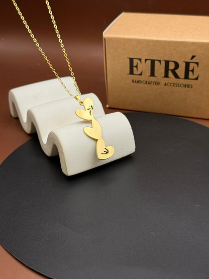 Engraved "Trio of Love" Family Pendant