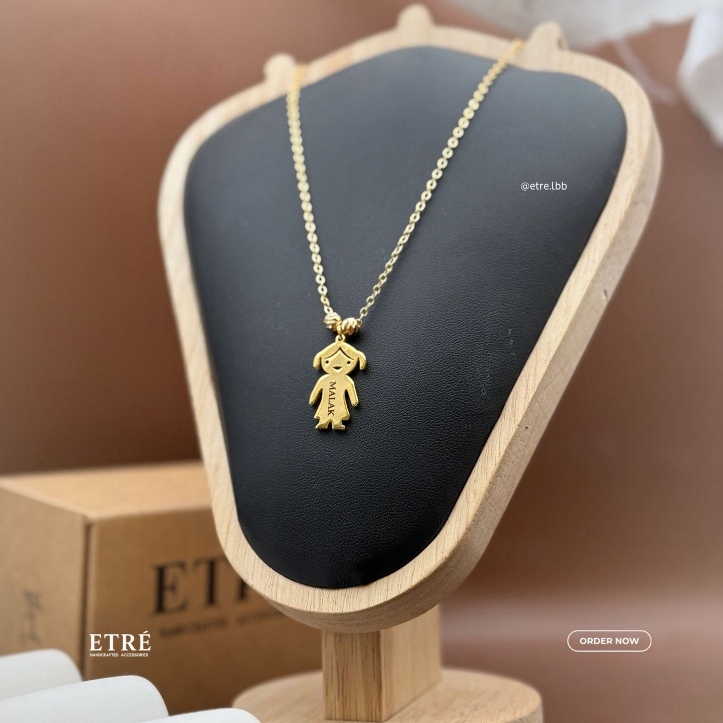 Personalized Kids Charm Necklace for Moms