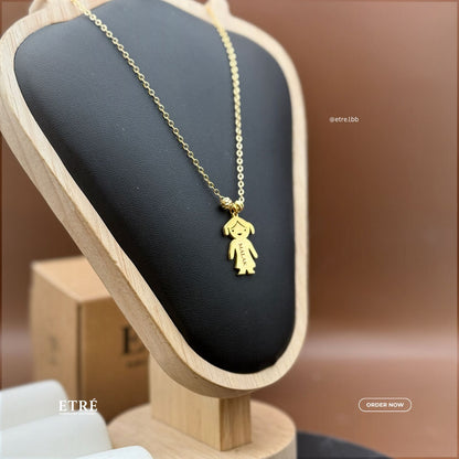 Personalized Kids Charm Necklace for Moms