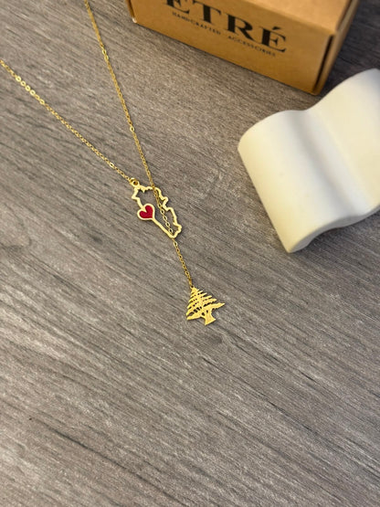 The Lebanon "Homeland Pride" Necklace ✨🇱🇧