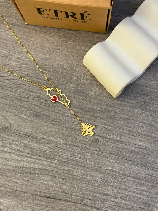 The Lebanon "Homeland Pride" Necklace ✨🇱🇧