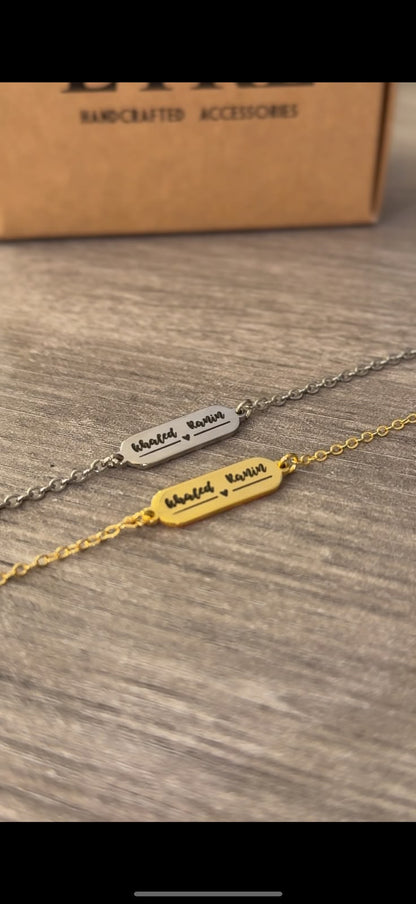The "Khairun Hafiza" Luxury Couple Bracelets ✨ Bound by Blessing